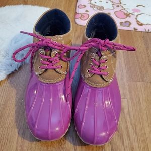 Tommy Hilfiger Pink Boots